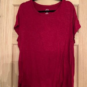 Maurices Vibrant Red Short Sleeve Tee